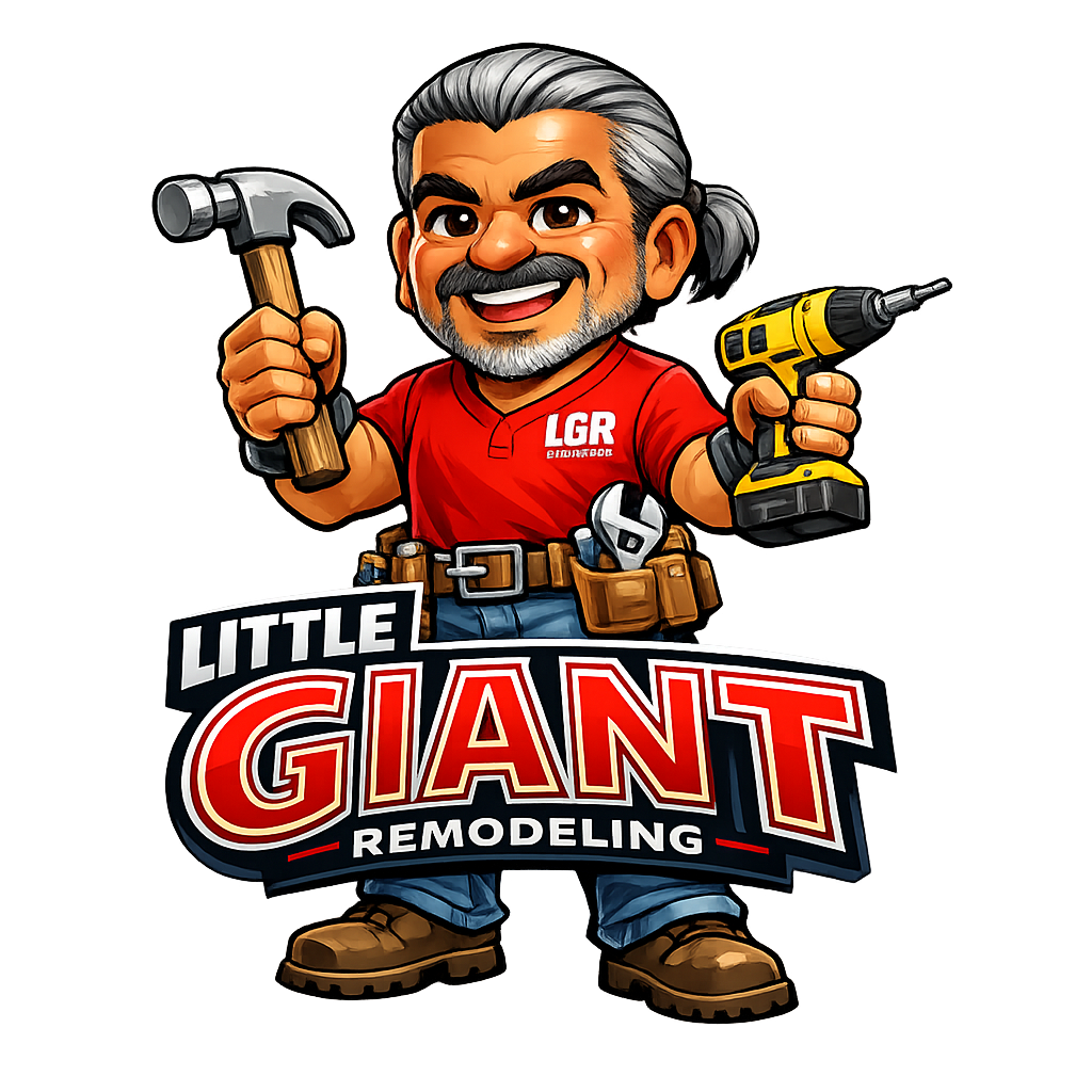 Little Giant Remodeling mascot logo
