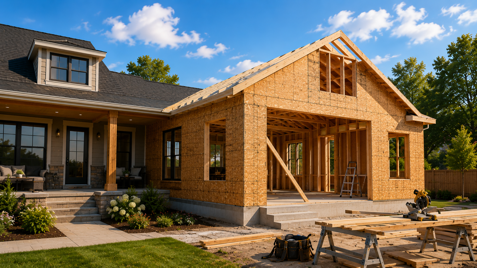 Home addition project by Little Giant Remodeling